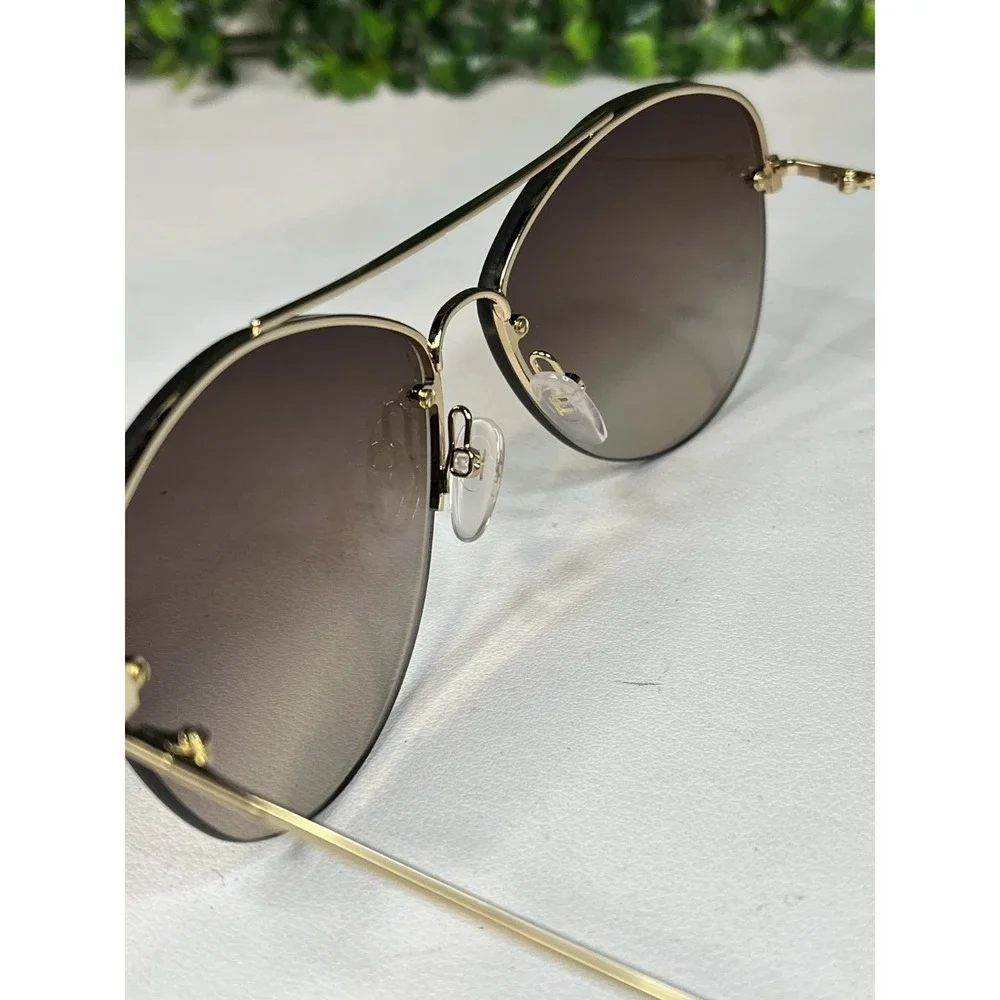 TOM FORD Margret 02 TF566 Gunmetal Aviator Sunglasses 60mm - AUTHENTIC, PREOWNED